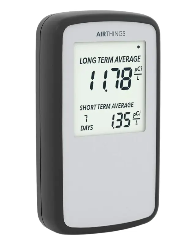 Airthings Corentium Home Radon Detector 223 Portable Digital Indoor Gas Monitor
