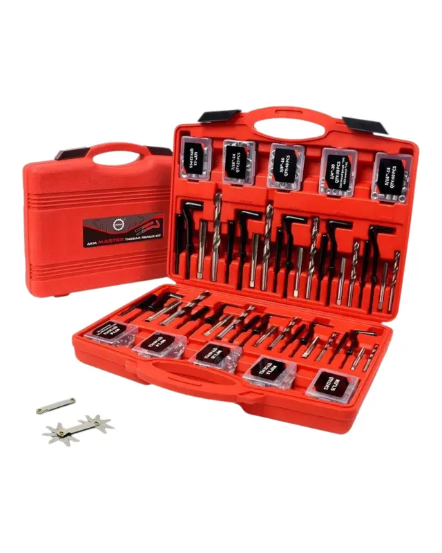 AKM 338-Piece Thread Repair Kit HSS Drill Helicoil Repair Kit