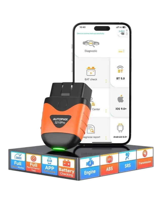 AUTOPHIX 3210 Pro OBD2 Scanner - Bluetooth Car Diagnostic Tool