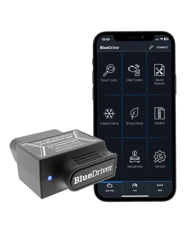 BlueDriver Bluetooth Pro OBDII Scan Tool - OBD2 Car Scanner & Code Reader for iPhone & Android