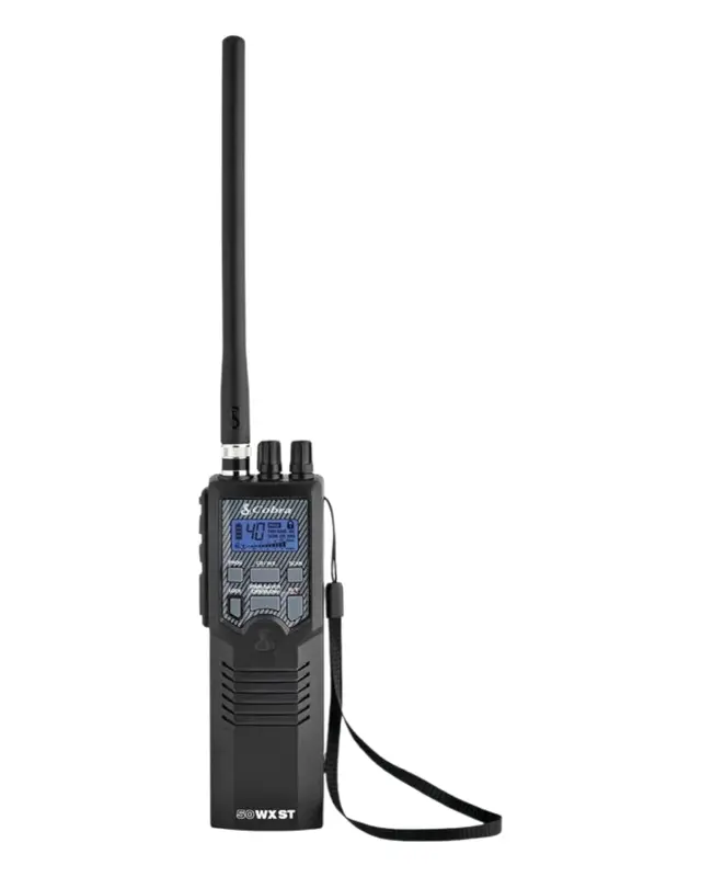 Cobra HH50WXST Handheld CB Radio | 40-Channel Emergency Two-Way Radio