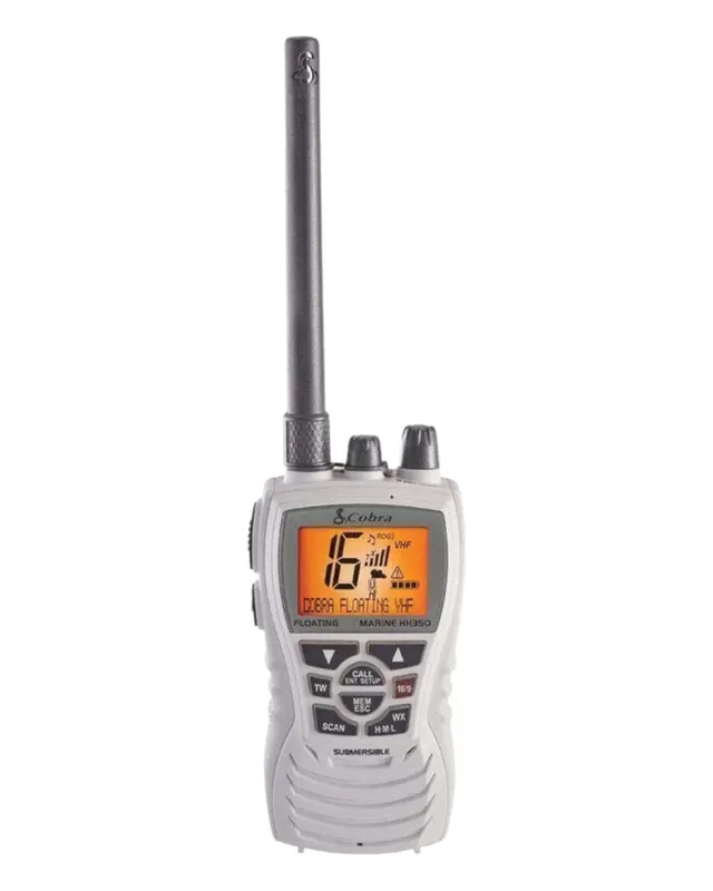 Cobra MR HH350 FLT Handheld Floating VHF Marine Radio