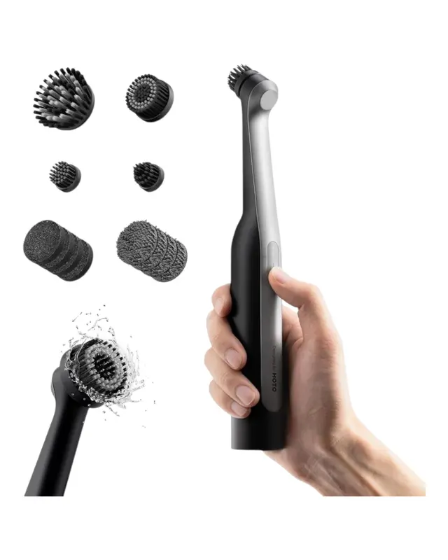 HOTO Wand™ Cordless Spin Scrubber Electric Rechargeable Grout Cleaning Brush