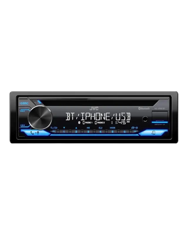 JVC KD-SR87BT Single DIN Car Stereo