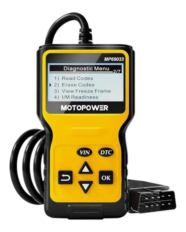 MOTOPOWER MP69033 OBD2 Scanner - Engine Fault Reader & CAN Diagnostic Tool for All Cars Since 1996