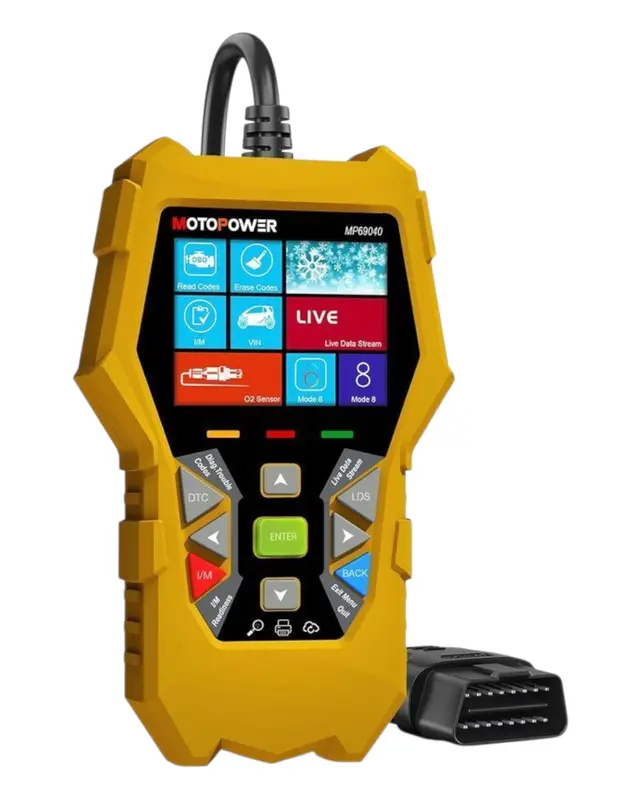 MOTOPOWER MP69040 OBD2 Scanner - Engine Fault Code Reader & CAN Diagnostic Tool for All Cars