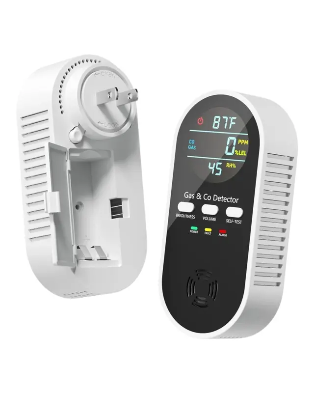 NICGOL KH168 5-in-1 Gas Leak and Carbon Monoxide Detector