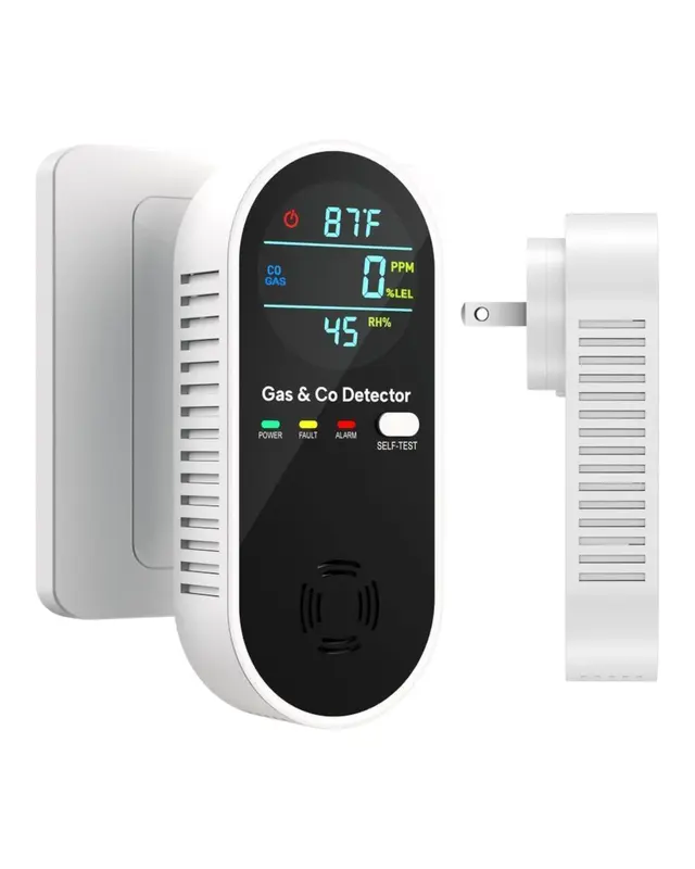 NICGOL KH158 4-in-1 Natural Gas Leak and Carbon Monoxide Detector