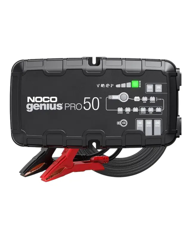 NOCO GENIUSPRO50 50A 6V 12V 24V Professional Smart Battery Charger and Maintainer