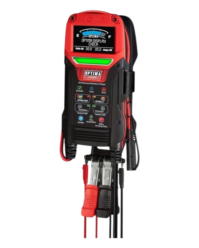 OPTIMA D400+ Digital 12V Battery Maintainer and Charger