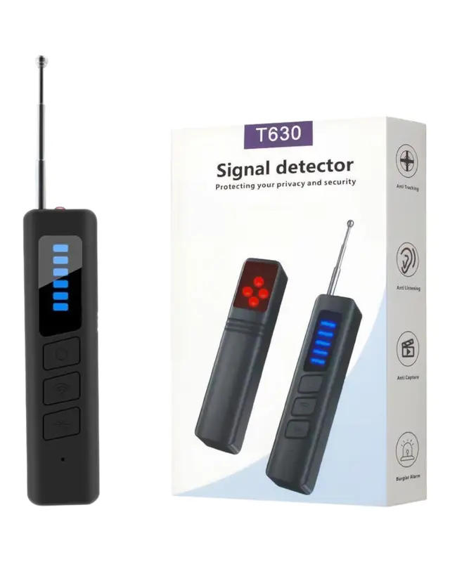 qeanio Hidden Camera Detector, Anti Spy Camera Finder, GPS Tracker & Bug Detector