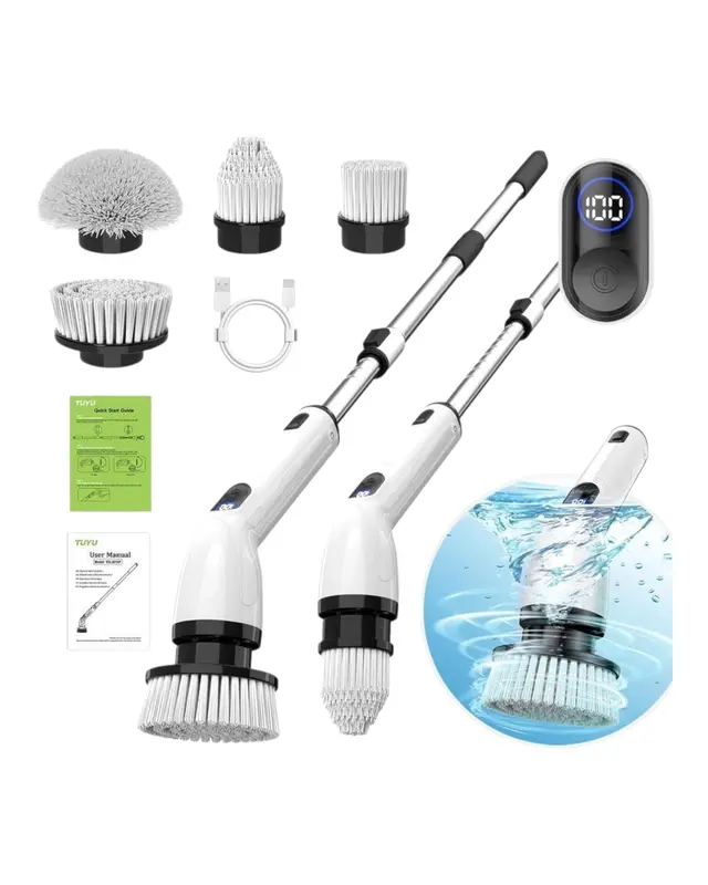 PUFTEM Electric Spin Scrubber HC-CA04 Cordless 2-Speed Brush