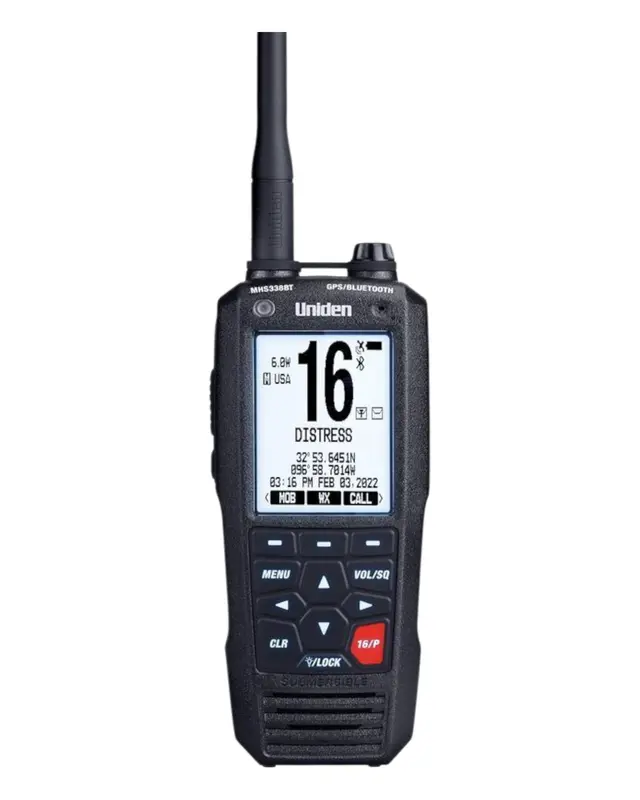 Uniden MHS338BT Handheld Marine VHF Radio