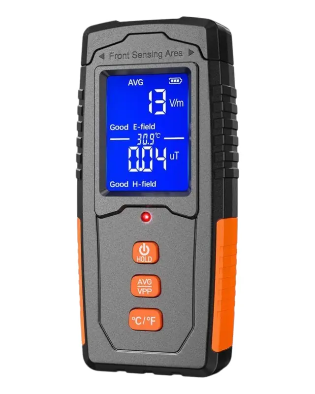 Ywcking C4 EMF Radiation Detector | Digital LCD 3-in-1 Electromagnetic Field Meter